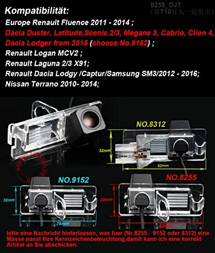 Car Reversing Camera - Night vision Wired 480/520 TV lines