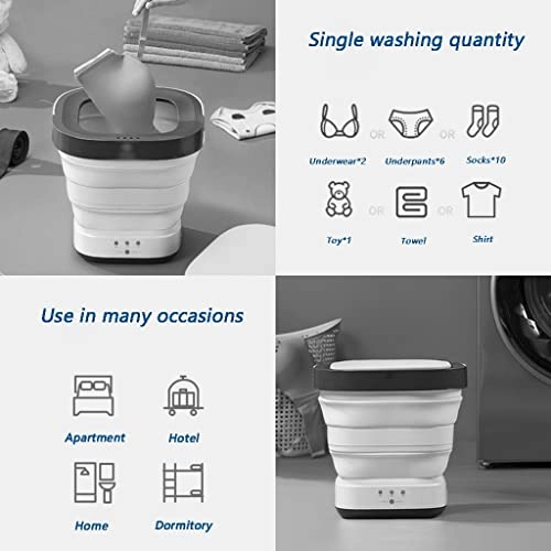 Folding Laundry Bucket Mini washing machine