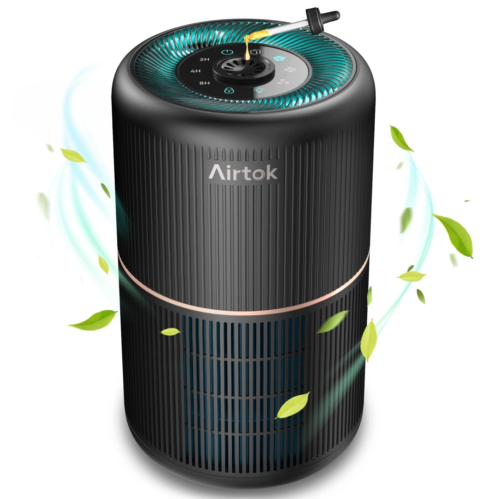 airtok AP0601 - 4 in 1 H13 True HEPA Black