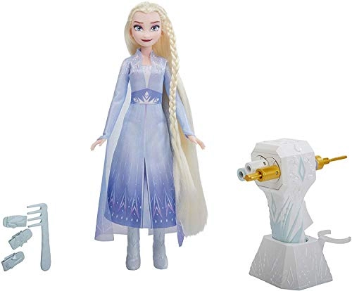 Elsa Fashion Doll - Extra-Long Blonde Hair Braiding Tool Ages 5+