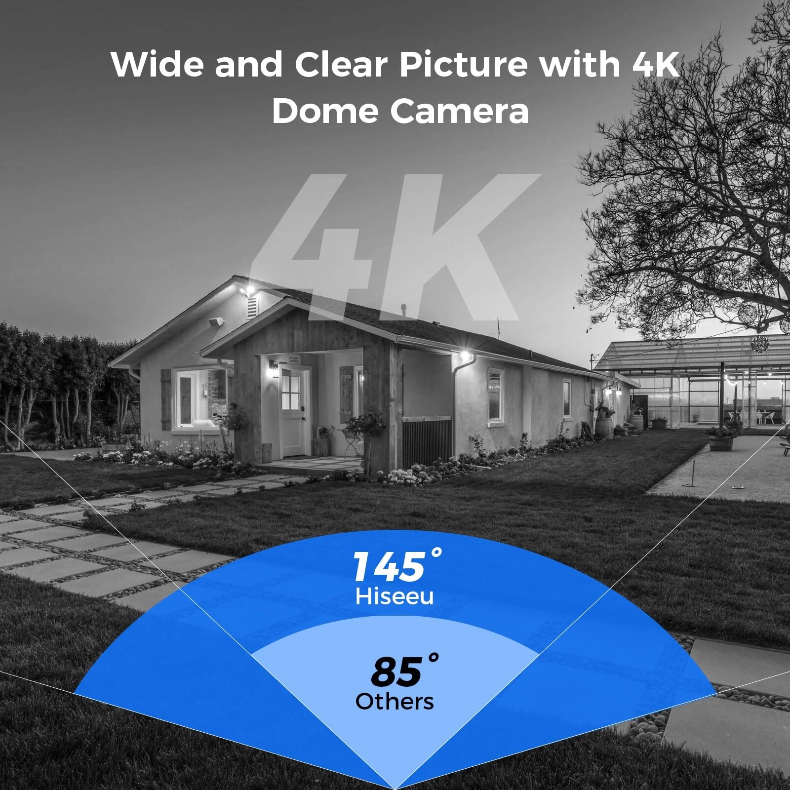 4K PoE Camera System - 8 cameras 16 channels 8MP