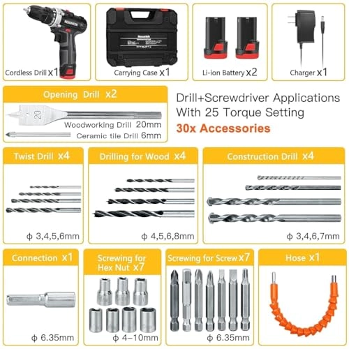 Cordless Drill - 3900mAh