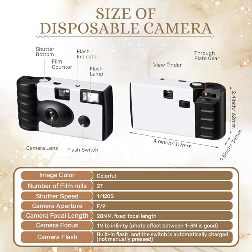 Disposable Camera - 35mm 400ISO 27 Exposures Flash
