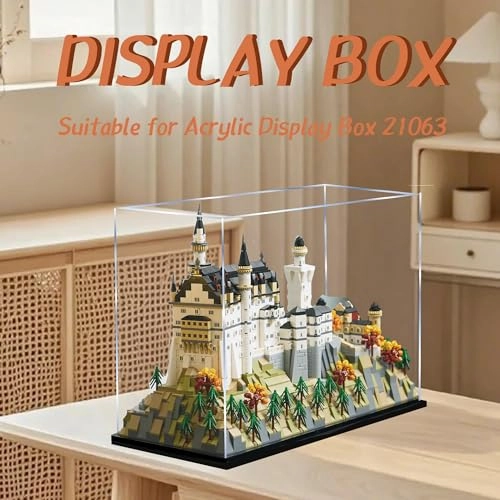 Acrylic Display Case for Lego 21063 Neuschwanstein Castle - Lego