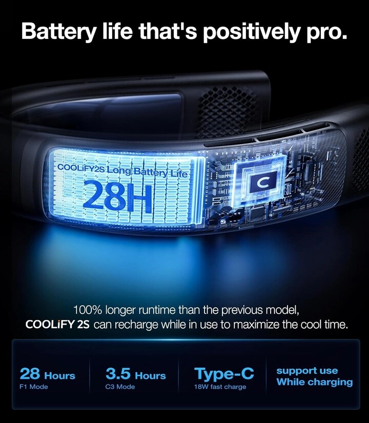 Coolify C2S - Wearable Black