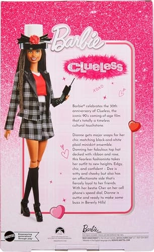 Dionne Doll - Collector's Signature Black and White Checkered Set Hat and Cell Phone Accessory