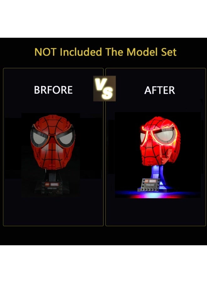 LED Light for Lego-76285 Spider-Man's Mask