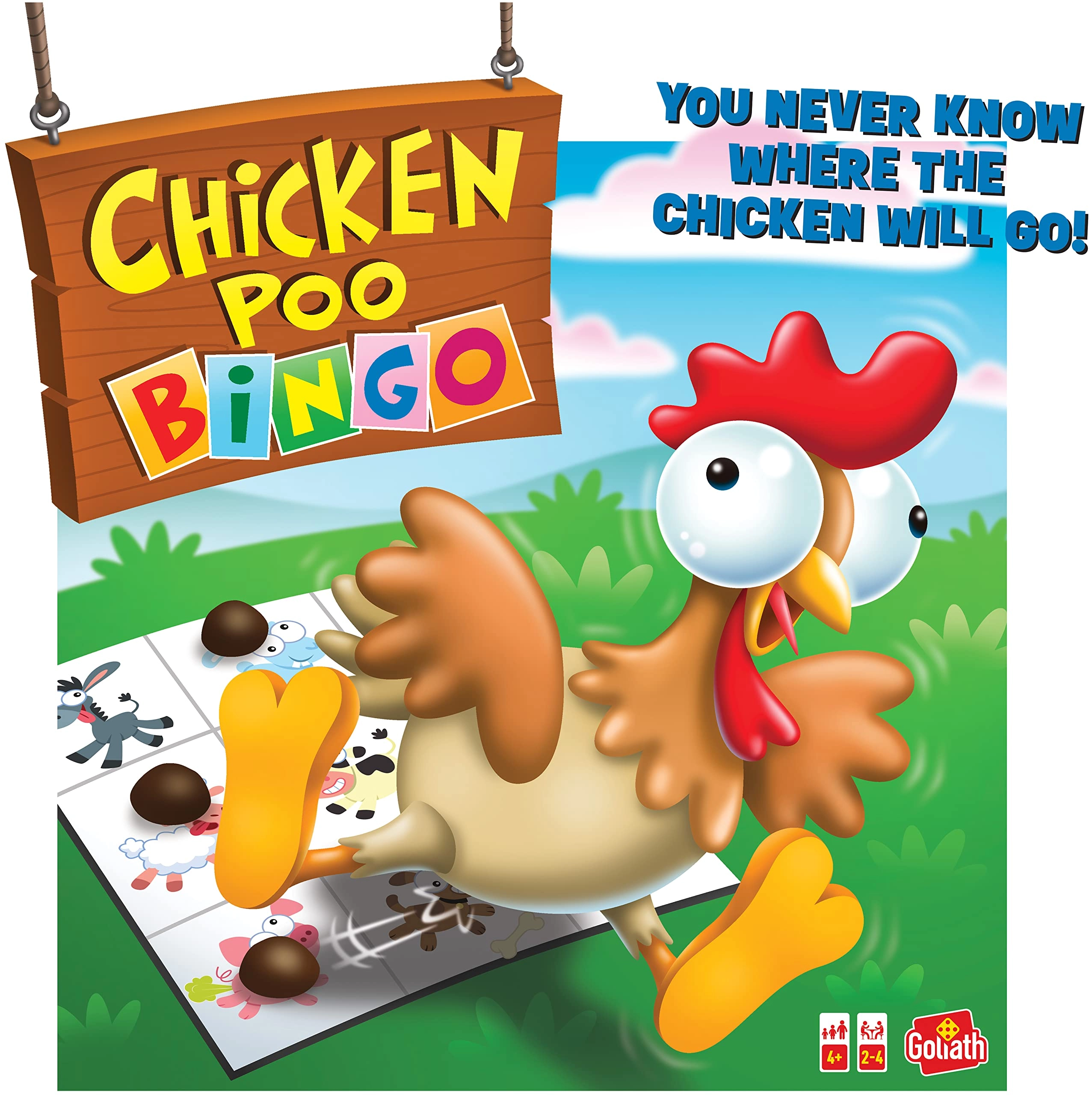 Goliath Chicken Poo Bingo - Wind-Up
