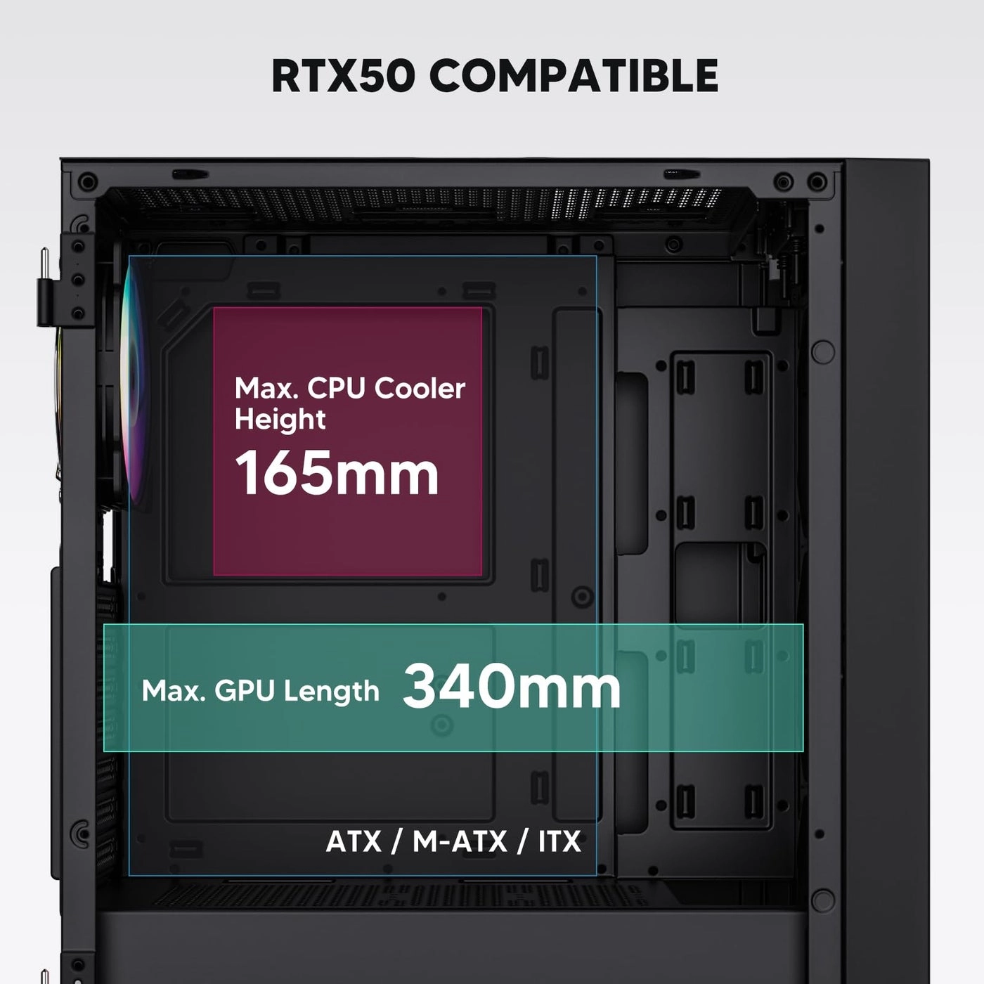 AL800 - Tempered Glass Mid Tower ATX
