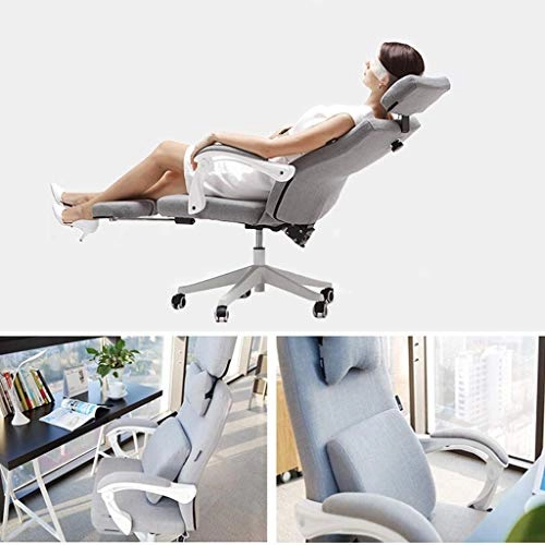 Reclining Chair - Fabric Cotton Black