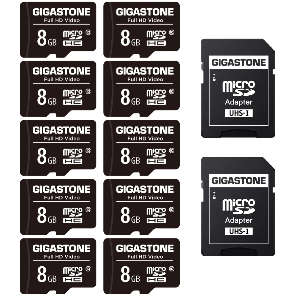 Micro SD Card - 8GB Pack