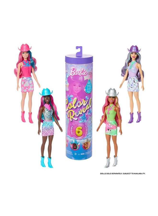 Barbie Color Reveal Disco Star Series - Plastic Girls Ages 3+