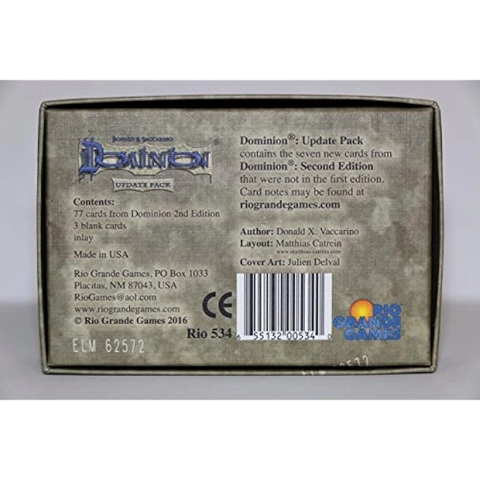 Dominion: 2nd Edition Update Pack