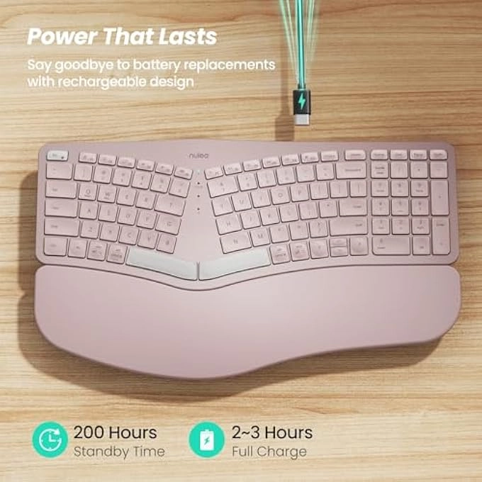 ERGONOMIC WIRELESS KEYBOARD - Wireless