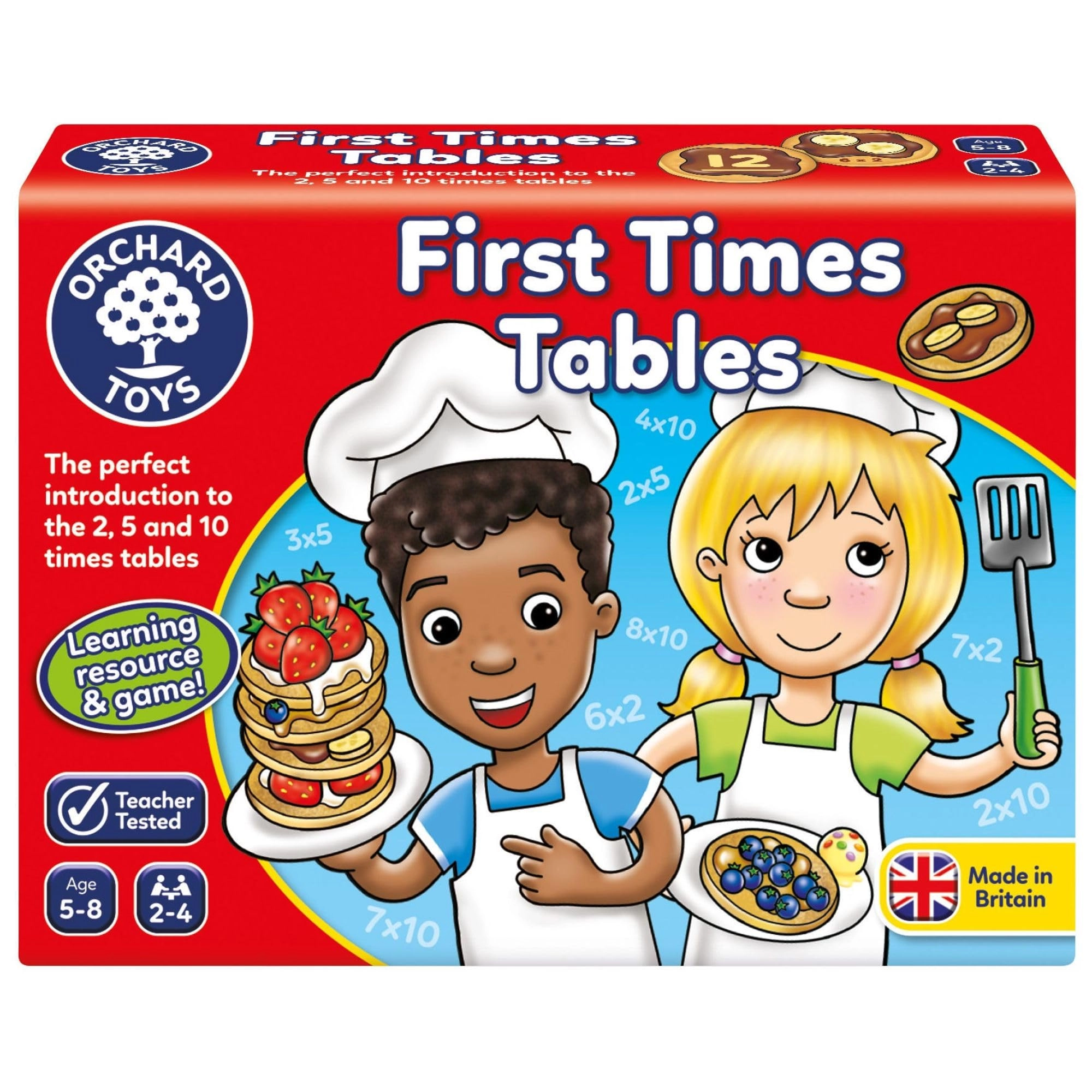 First Times Tables - 5 - 8 years 40 pieces