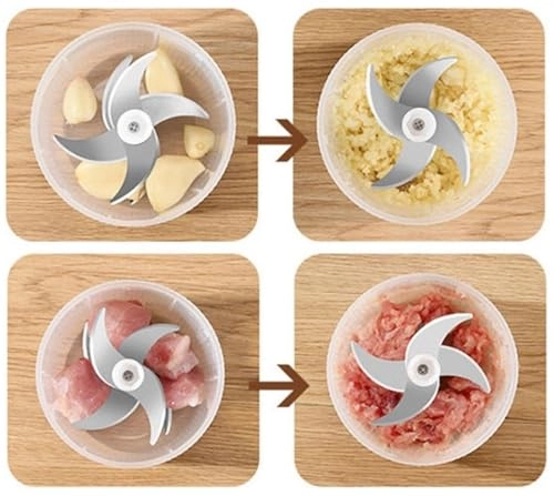 Electric Garlic Chopper - 320ml USB-C Rechargeable