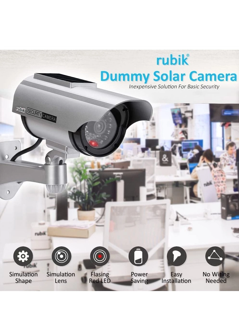 Dummy CCTV Security Camera - Indoor/Outdoor