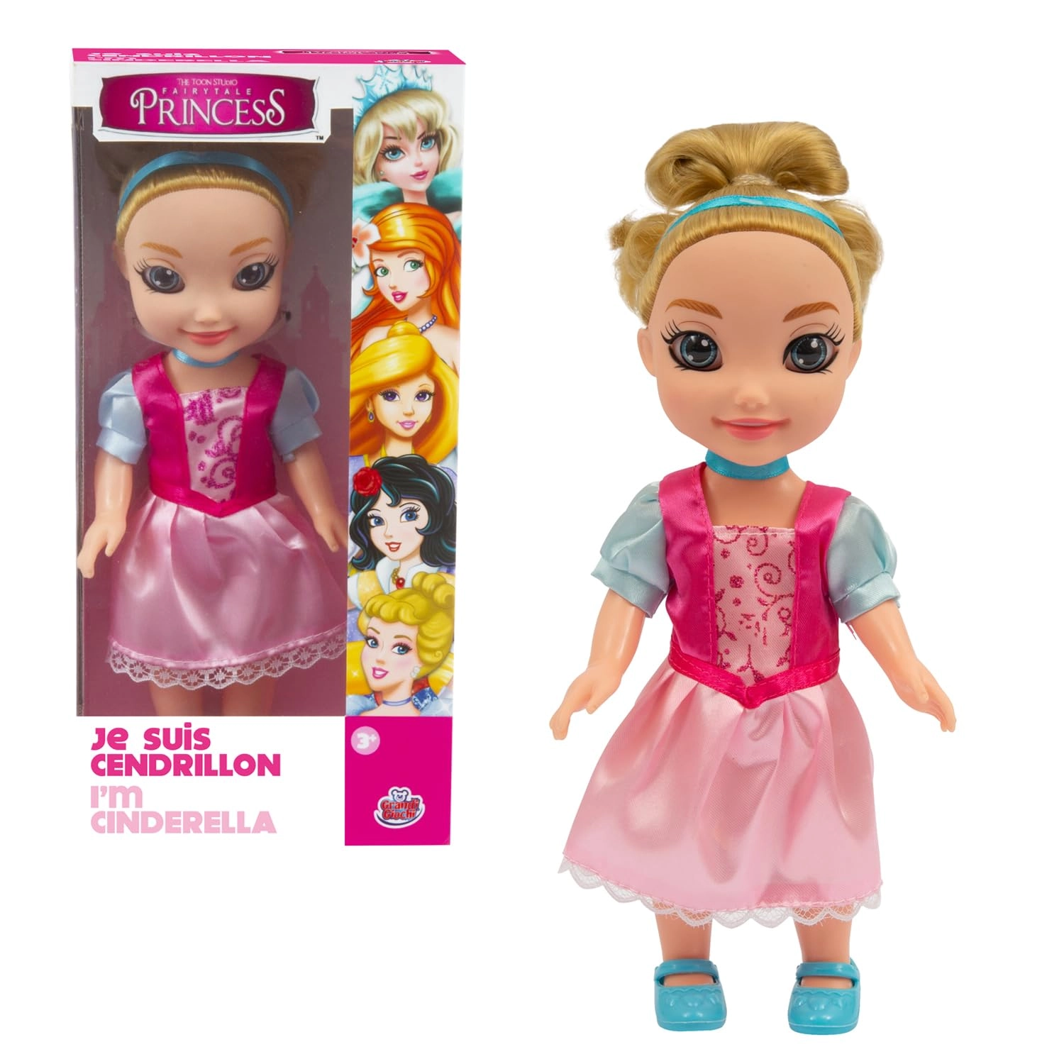 Giochi Presziosi Cinderella Doll - 25 cm Princess Outfit Ages 3+