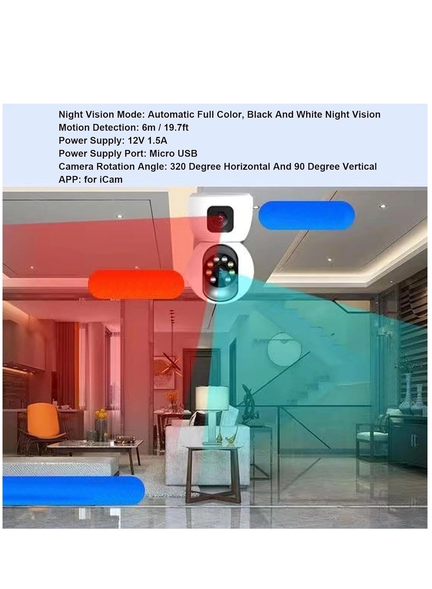 Dual-Lens Indoor Camera 4MP