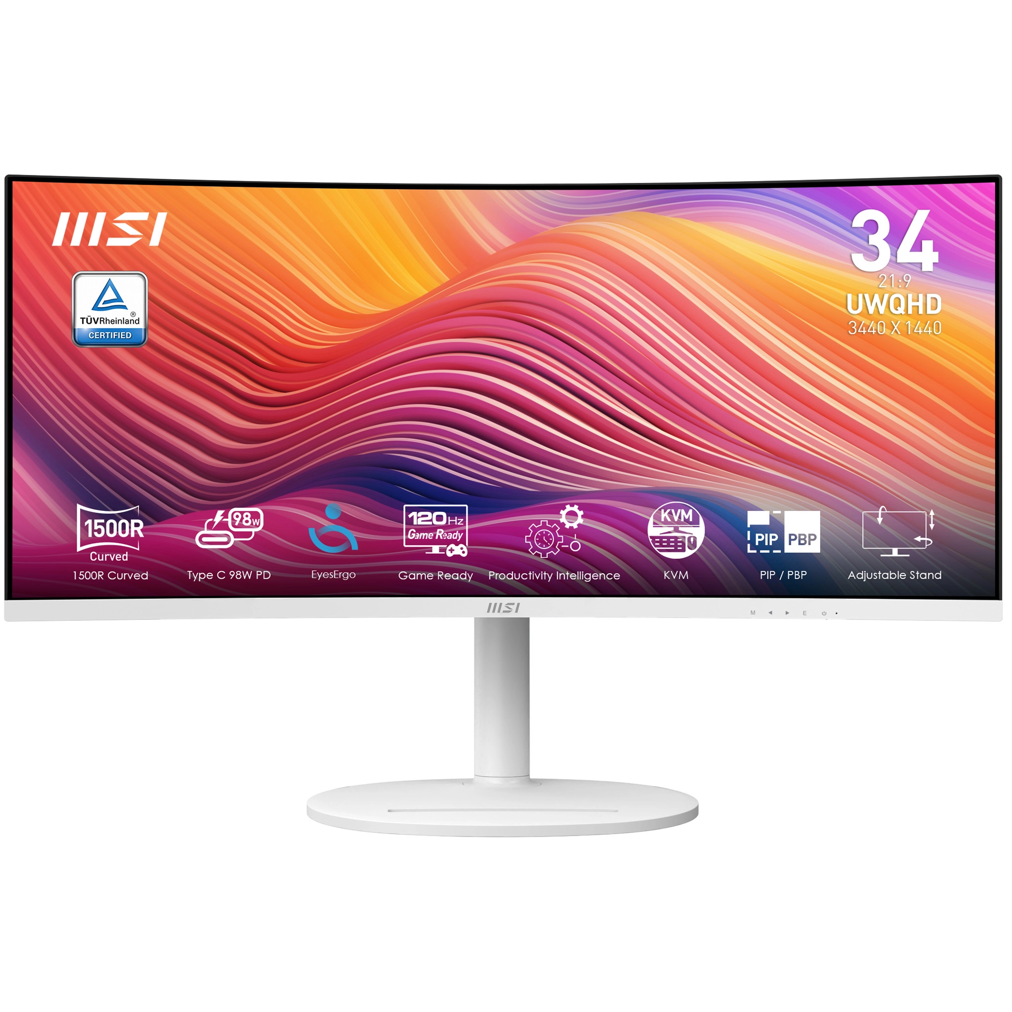MSI Modern MD342CQPW - 34 Inches 3440x1440