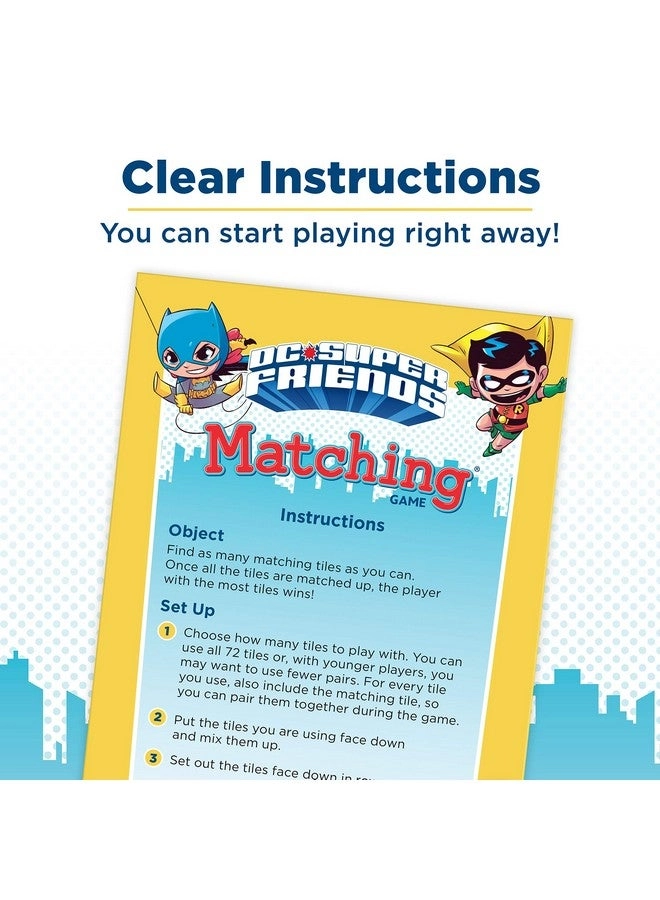DC Super Friends Matching Game - English Age 3 and Up