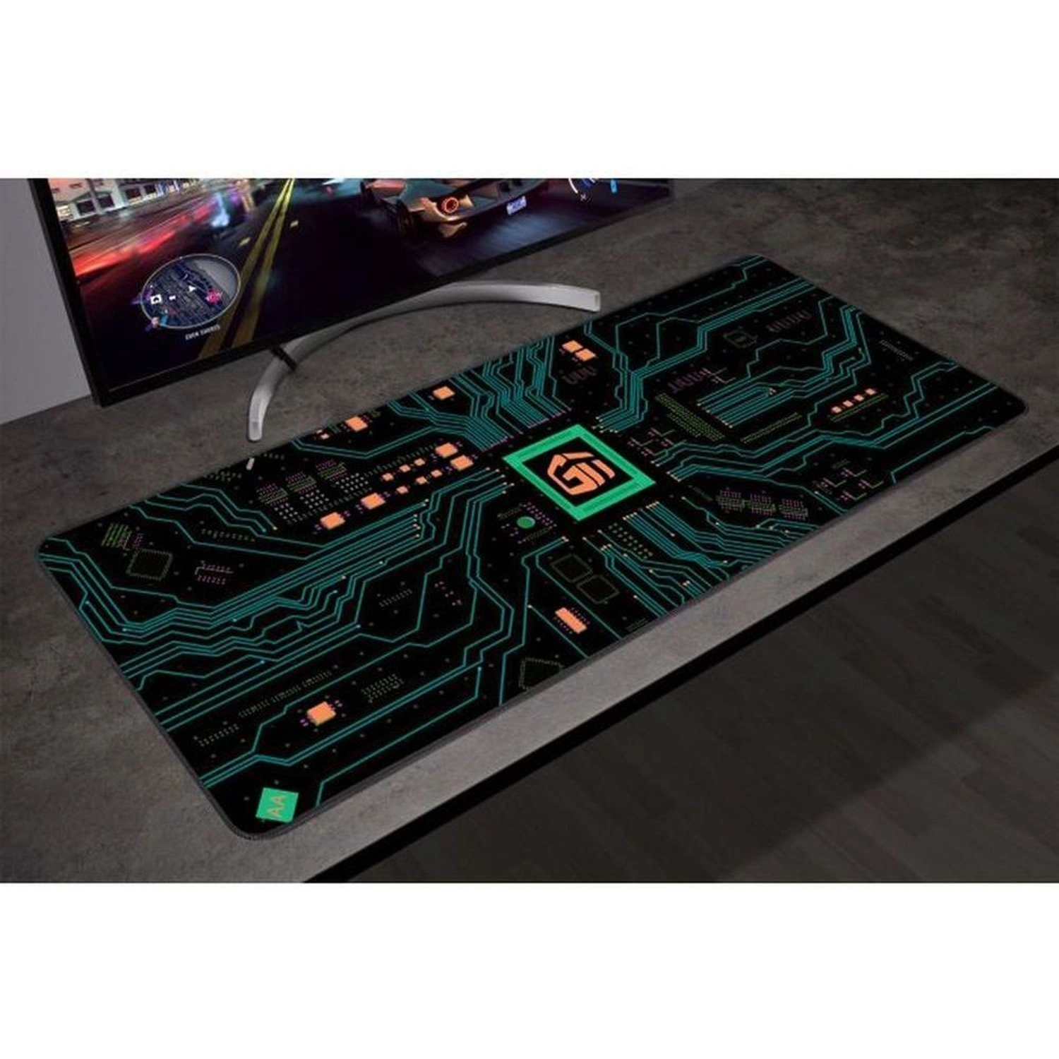 Graffiti Polyester Gaming Mouse Pad - 80x30 cm