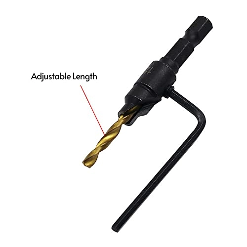 Countersink Drill Bit Set - 5PCS 2mm 2.3mm 2.8mm 3mm 3.5mm