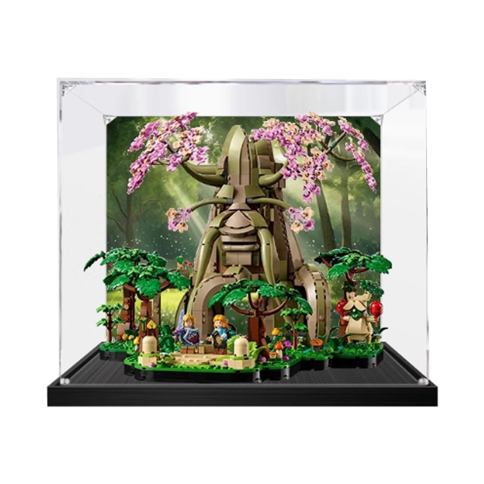 DDXMML Acrylic Display Box - Compatible with Lego 77092 Deku Tree Model Kit