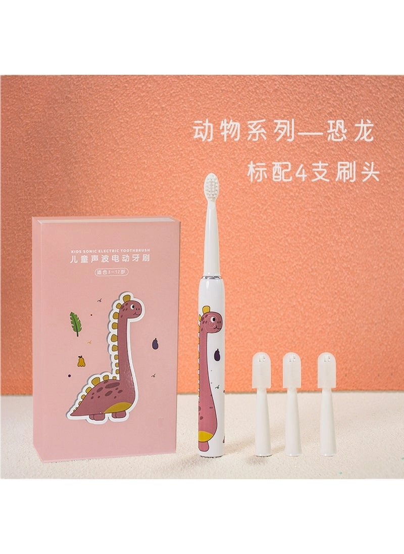 Electric Toothbrush - Children's Cartoon Pattern Ultrasonic