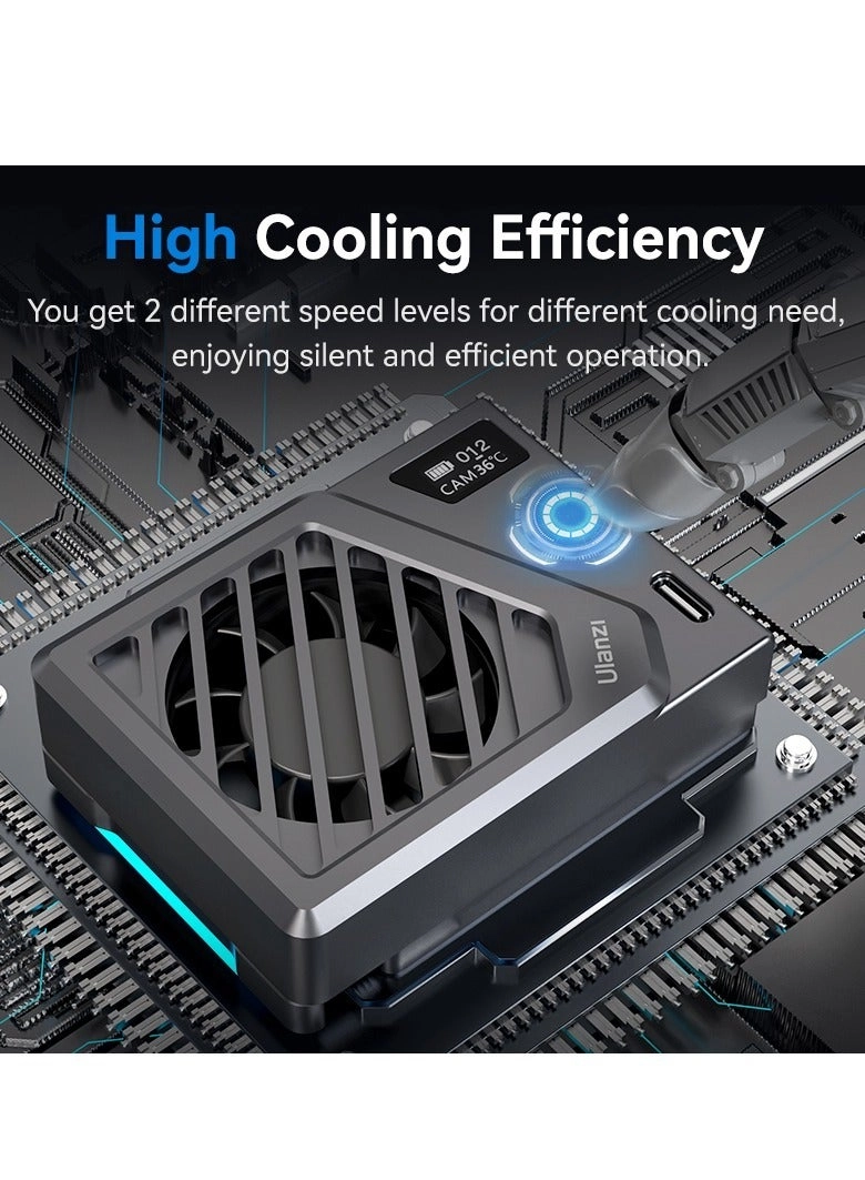 Camera Cooling Fan - Silver Type-C