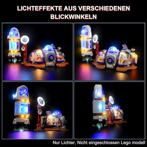 LED Light Kit for LEGO Friends 42605 Mars Room Base with Rocket - Plastic 1pcs
