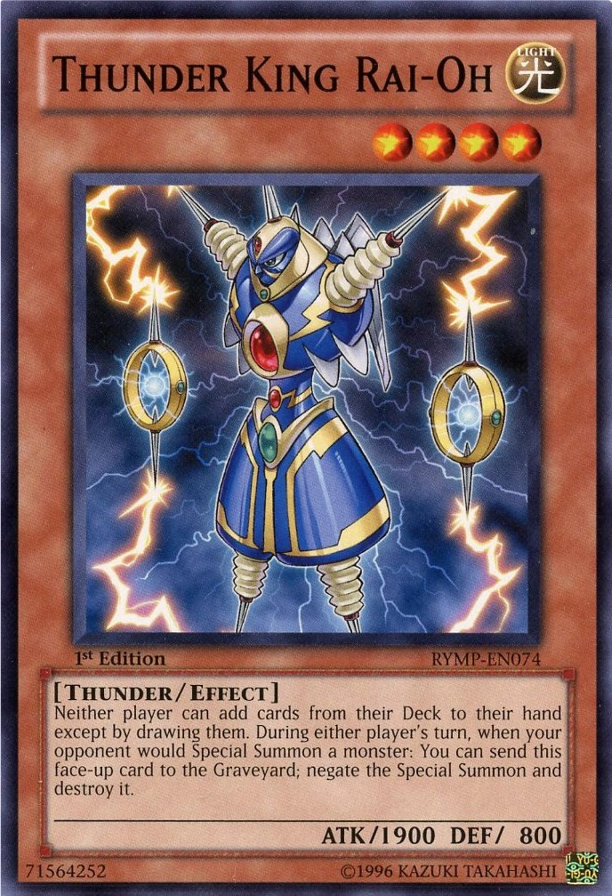 Yu-Gi-Oh! Thunder King Rai-Oh RYMP-EN074 - 1st Edition