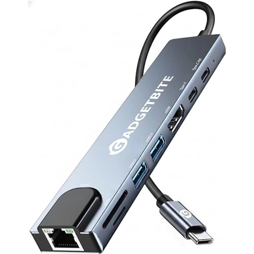 GadgetBite Mport - 8-in-1 Type C 4K HDMI