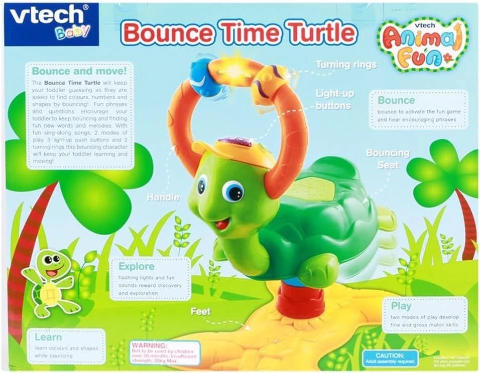 Jungle Gym Bouncer Turtle Ball - Green 18 Months