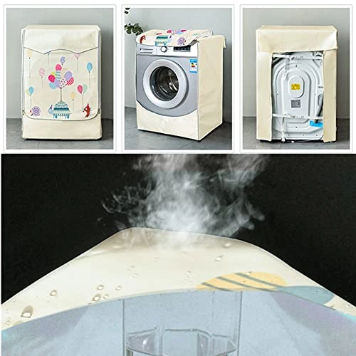 Washing Machine Cover - XL Balloon Blue Water Resistant