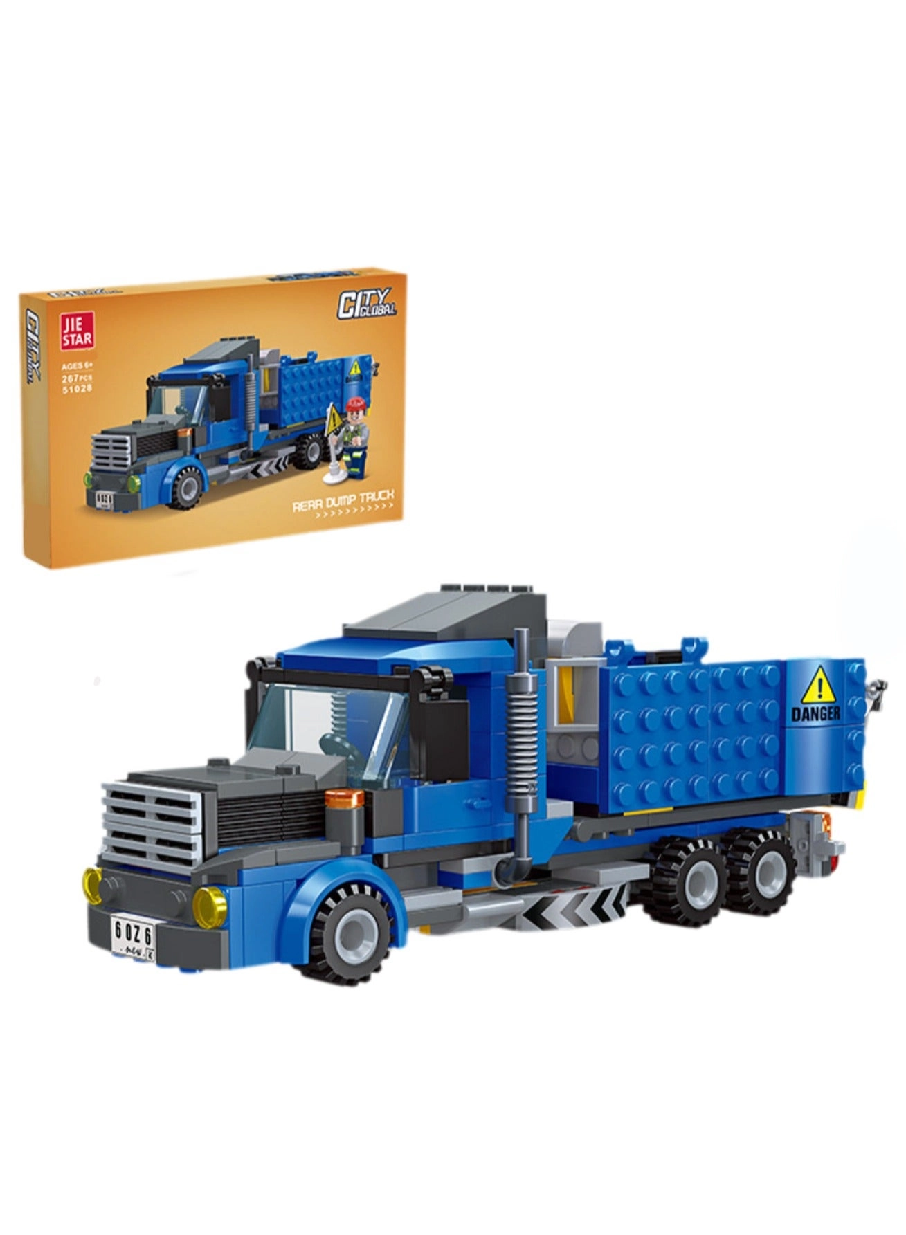 Generic Rear Tipping Dump Truck - 267pcs