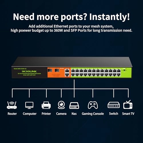 24 port poe switch|gigabit uplink 24-Ports
