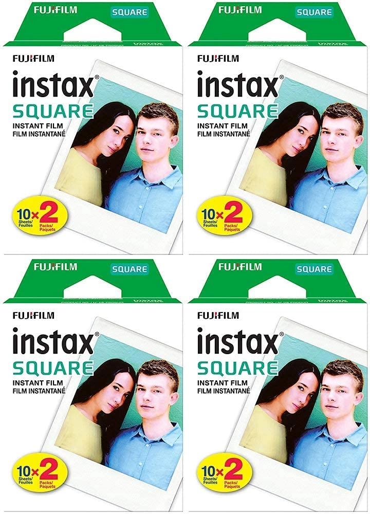 Instax Square - 4 Boxes (20 Prints) Pack