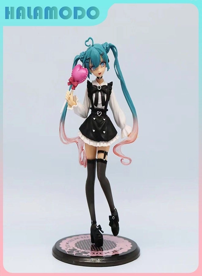 Generic Hatsune Miku Doll - Lollipop-themed Desktop and Car Decoration Birthday Gift for Boys and Girls
