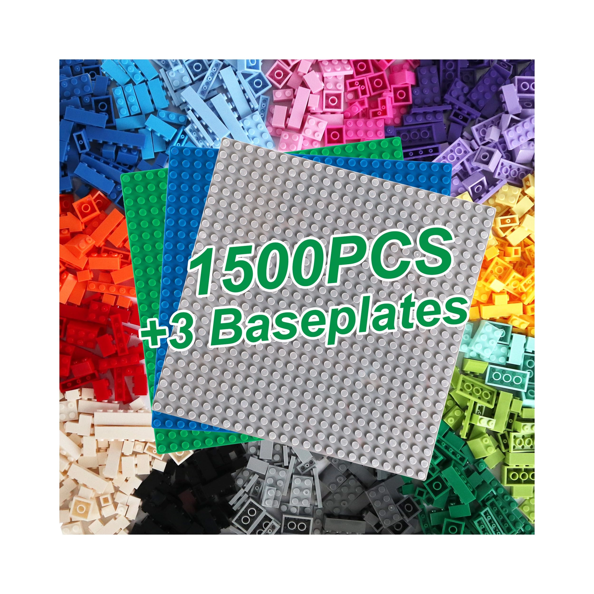 Fizzvolta Building Bricks - 1500 pcs