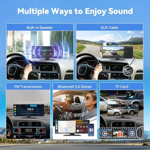 Extra Large Wireless Apple CarPlay Screen - 11.5-Inch