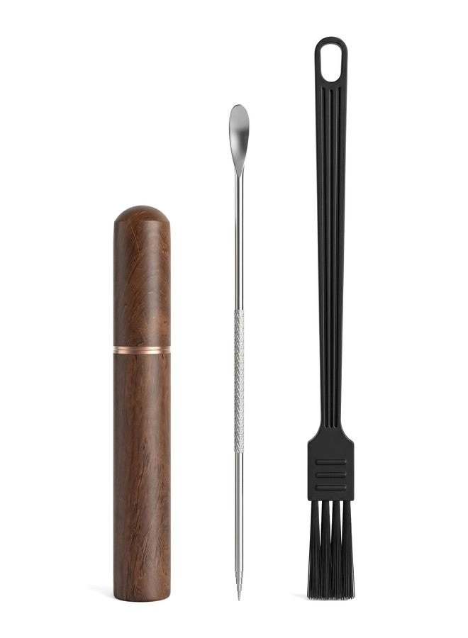 ZGGAZCA Coffee Grinder Brush Set - 3Pcs Latte Art Pen Kit