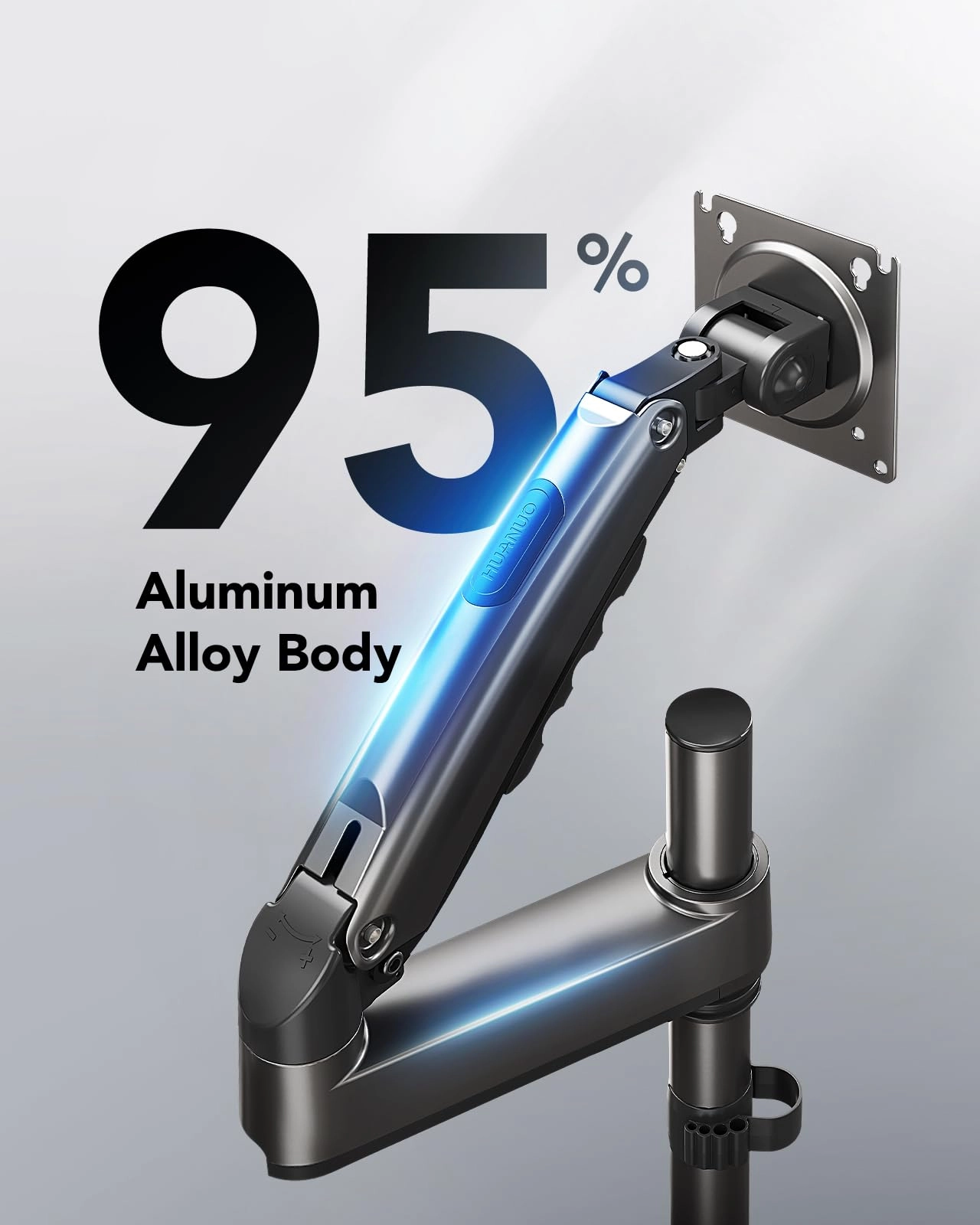 Single Monitor Arm - 13 to 32 Inch 75x75mm 100x100mm