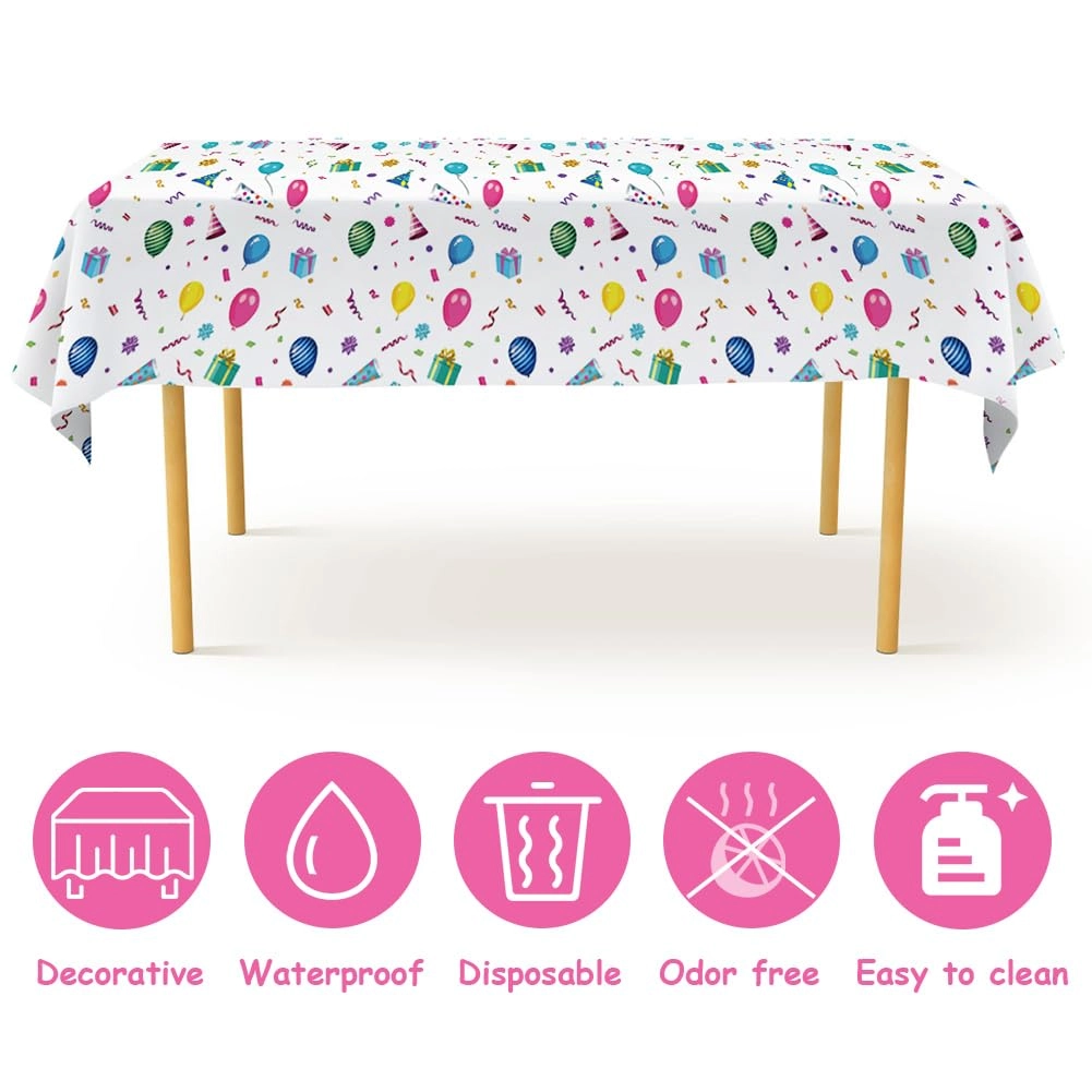 Starry Theme Party Tablecloth - 4 Pack Birthday