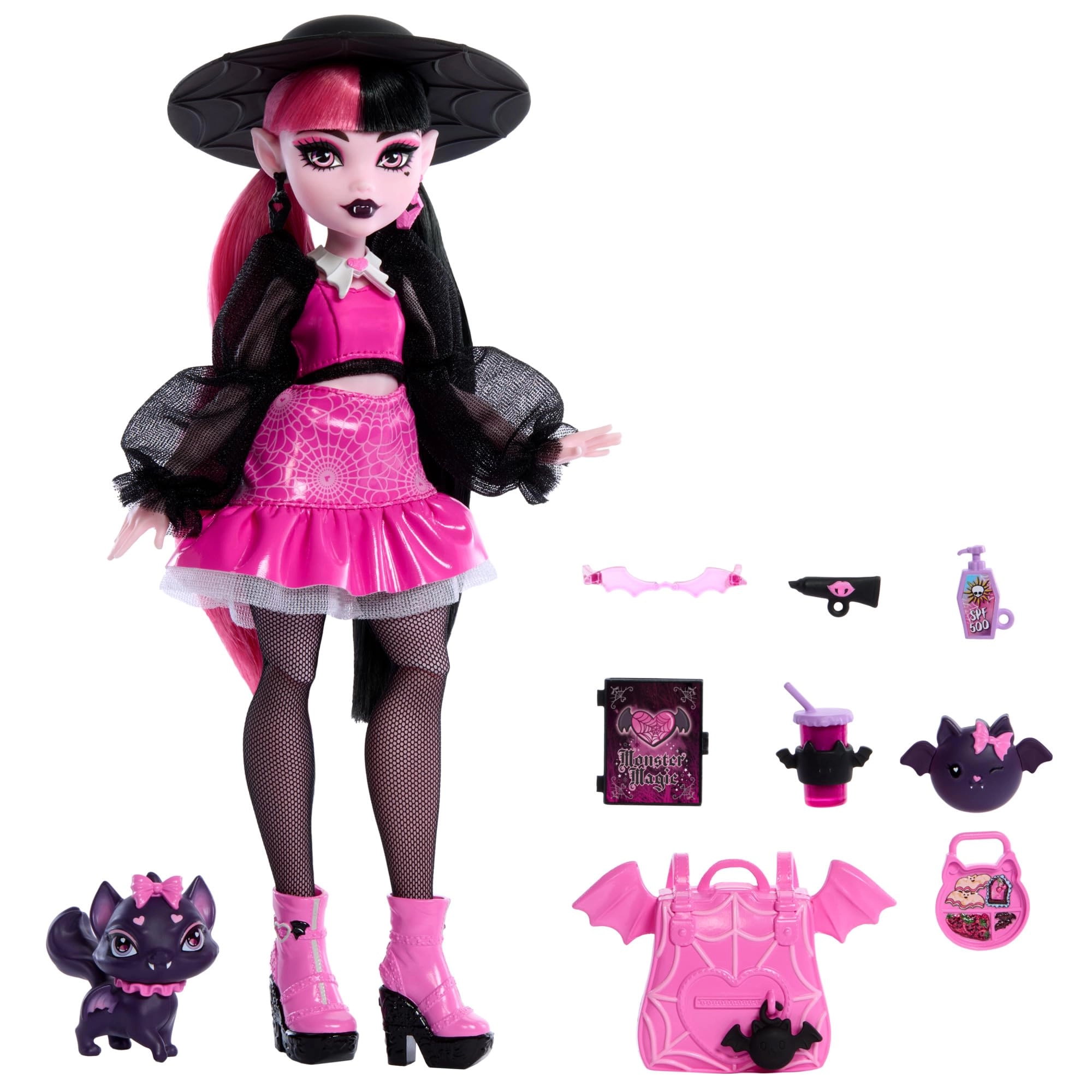 Draculaura Fashion Doll - Count Fabulous Accessories Ages 4+