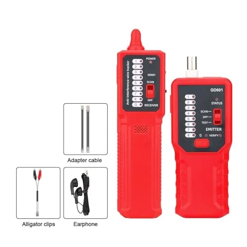 Network Cable Tester - 3in1 Multimeter Visual Fault Locator