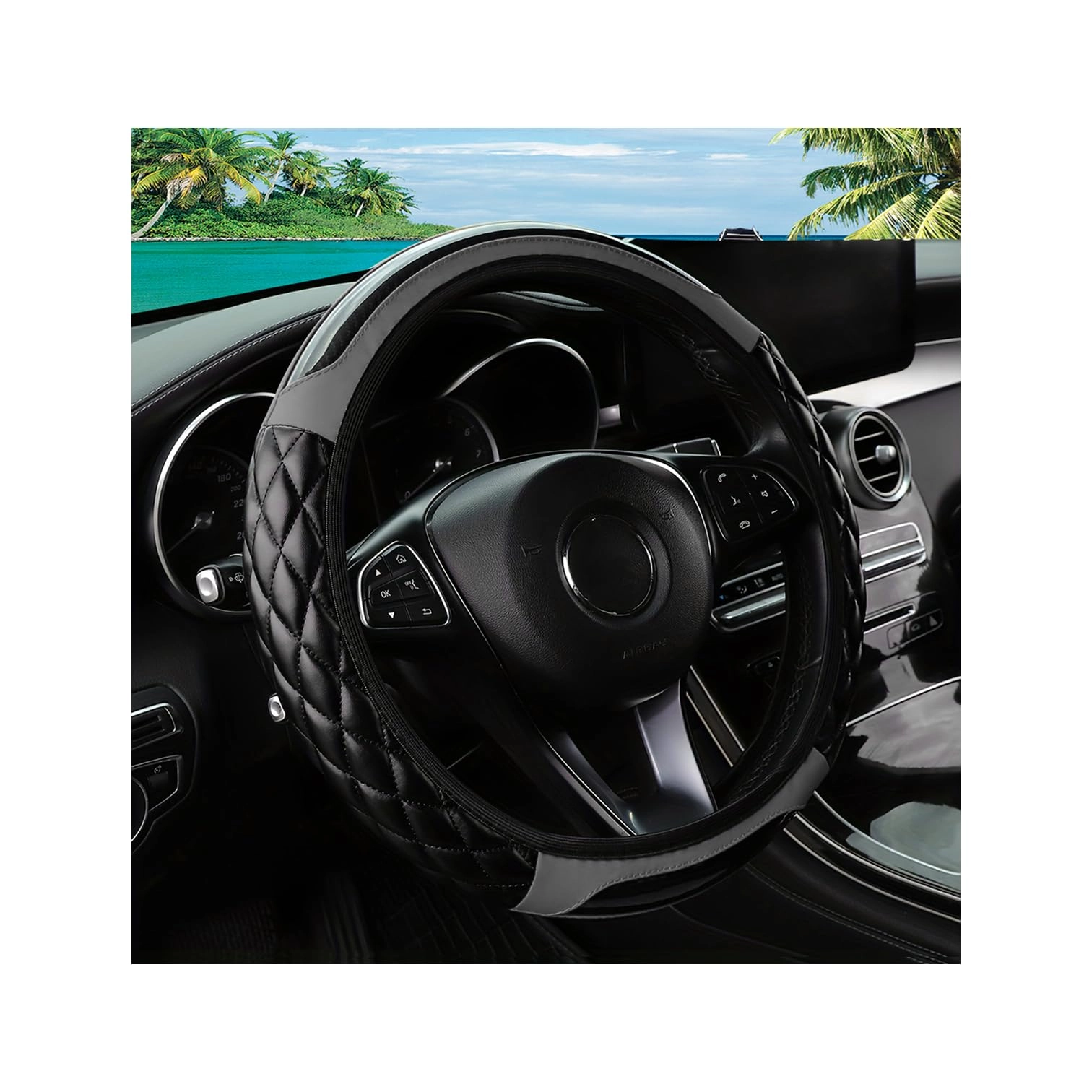 Car Steering Wheel Cover