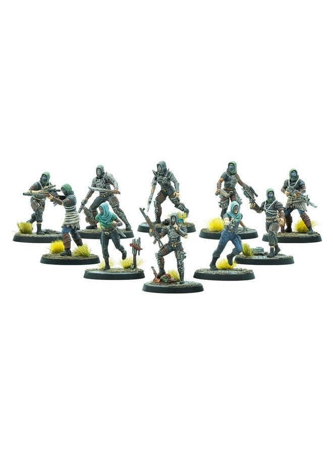 Fallout Wasteland Warfare: Raiders - The Disciples - 10 Unpainted Figures Nuka World Wave