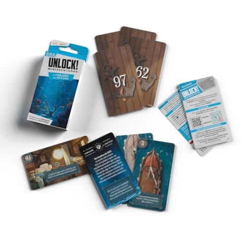 Unlock! Mini: The Heart of the Ocean - Escape Room Card Game (Spanish)
