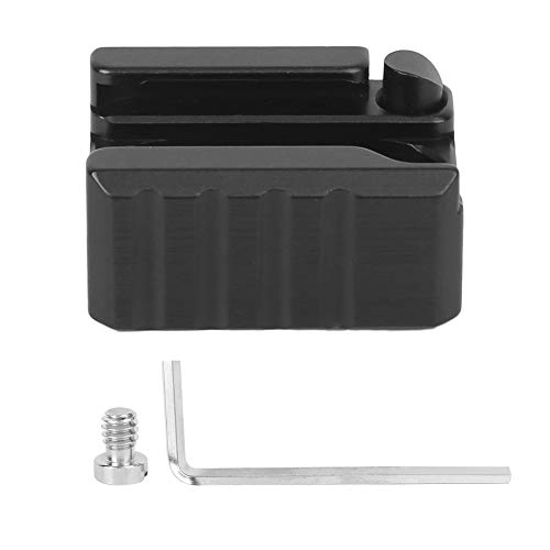 Cold Shoe Base - 1/4 Inch Screw Black